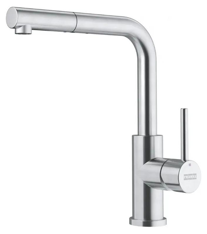 Franke Smart Glenda Einhebel-Küchenarmatur mit Ausziehbrause Edelstahl 115.0747.474