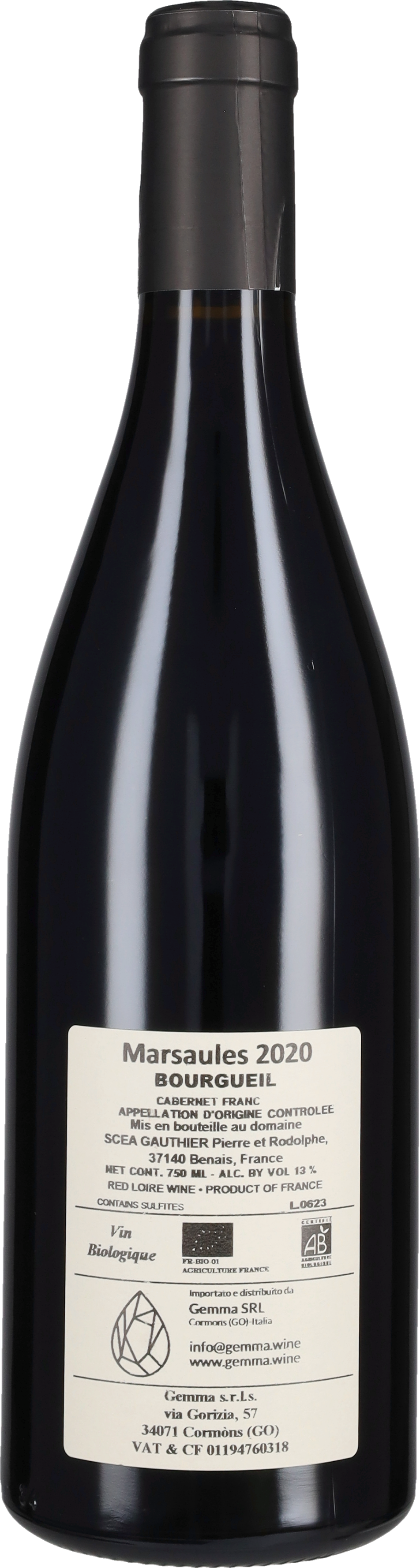 'Les Marsaules' Domaine du Bel-Air 2020