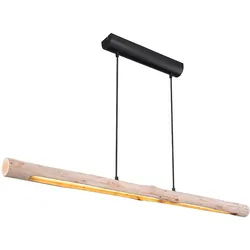 LED Hängelampe Hängeleuchte Esszimmerlampe Dimmbar Schwarz Metall H 150 cm