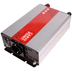 Carpoint, Spannungswandler, Wechselrichter 12V> 230 V 1000W Batteriekabel