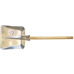 Krumpholz, Spaten + Schaufel, Hallenser Randschaufel Grösse 9 380 x 380 mm Aluminiumblech