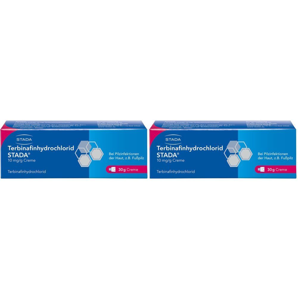 Terbinafinhydrochlorid Stada 10 mg/g Creme Doppelpack 2x30 g