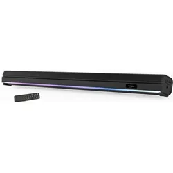 Inovalley Soundbar (60 W), Soundbar, Schwarz