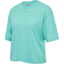 HUMMEL hmlMT VANJA BOXY SHORT T-SHIRT pool blue M