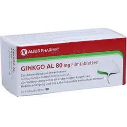 GINKGO AL 80 mg Filmtabletten 60 St