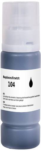 Renkforce Nachfülltinte ersetzt Epson 104, T00P1 Kompatibel Schwarz 65ml RF-5718862