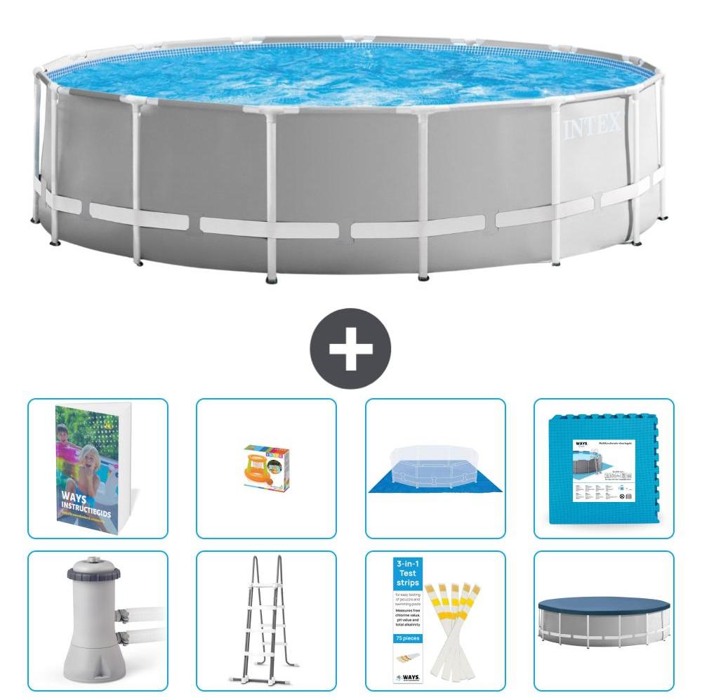 Prism Frame Pool Rund - 457x122 cm - 7-teilig S570