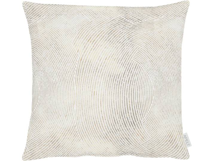 Dekokissen APELT 5470 , beige (natur, bedruckt), B:48cm L:48cm, Baumwolle, Polyester, Dekokissen_Sitzkissen_Kissenhüllen, Dekokissen, inclusive Soft-Kissenfüllung 100% PES