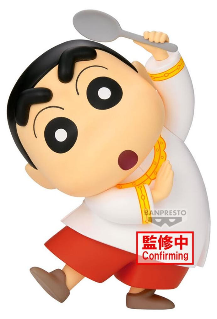 Banpresto Crayon Shin-chan De Film Superheet! Shinnosuke Nohara figuur, 18 cm, meerkleurig