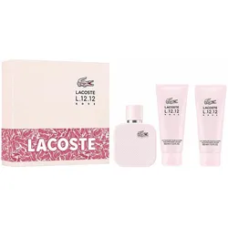 Lacoste, Beauty Geschenkset, L.12.12 Rose Case 3 Pieces - A Beautiful Fragrance Gift Set (Parfum Set)