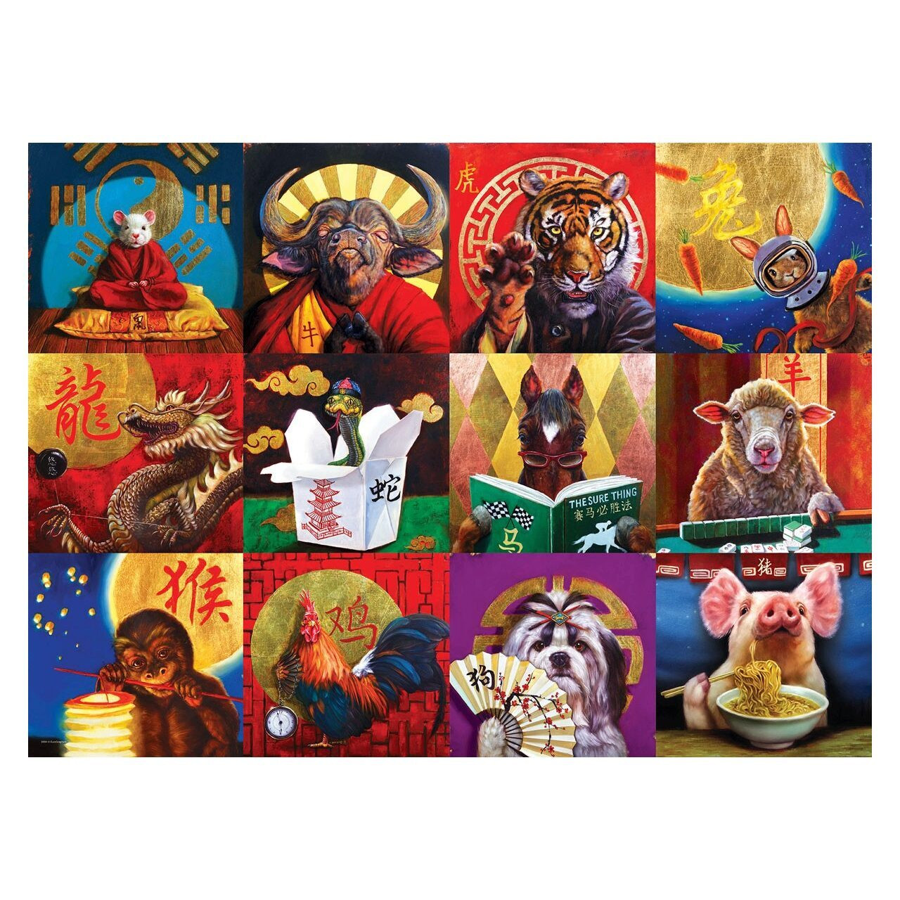 Chinese kalender door Lucia Heffernan