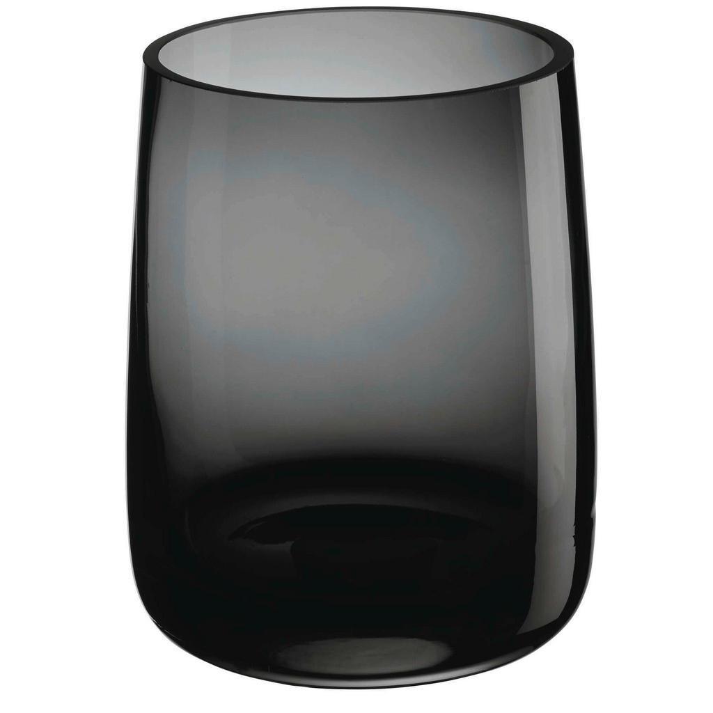 ASA Vase, Dunkelgrau, Glas, 18 cm, Dekoration, Vasen, Glasvasen