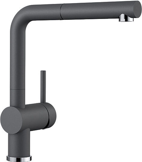 Blanco Linus Single Lever Monobloc Tap Rock Grey 21.9cm