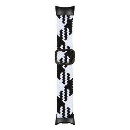 Beline pasek Mi Band 8 Textile czarno/biały black/white (Textil) (5905359817826)