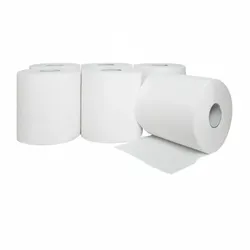 Wischtücher 450 Formate - 2-lagig, geprägt, zur zentralen Entnahme - Umweltzeichen x 6 Rollen -. Daily K