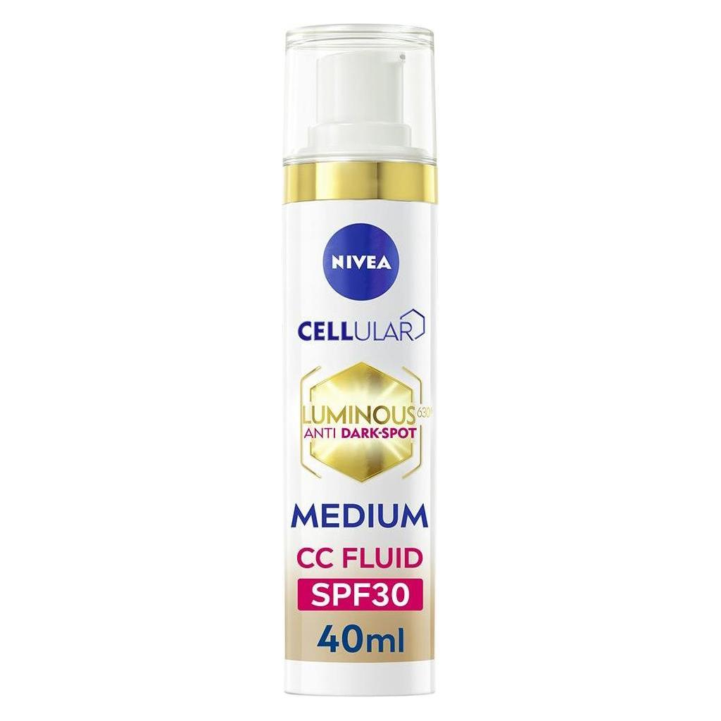 Nivea Luminous630 CC Fluid SPF30 3-in-1 medium 40ml (Medium, 40 ml) (4006000145501)