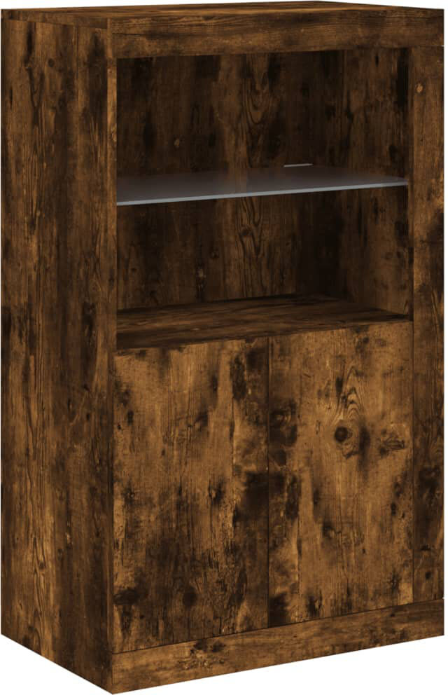 Metro Baraa Standard Accent Cabinet Smoked Oak 39.4cm H X 39.4cm W X 14.6cm D