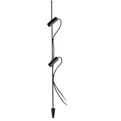 Faro Outdoor LED Spießleuchte CLAP 130 38°, 2×6W, 3000K, IP65, schwarz FAR-75709-233