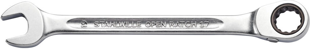 Stahlwille Ratschen-Ringmaulschlüssel OPEN-RATCH SW.21mm L.275mm (41172121)