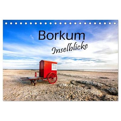 Borkum - Inselblicke (Tischkalender 2027 DIN A5 quer), CALVENDO Monatskalender