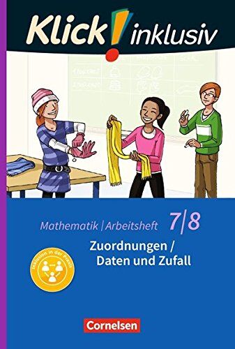 Klick! inklusiv: 7./8. Schuljahr - Zuordnungen / Daten und Zufall: Arbeitsheft 4 - Preis vom 02.10.2026 23:42:20 h