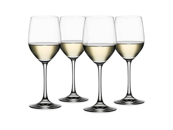 Spiegelau 4-delige set witte wijnglazen, wijnglazen, kristalglas, 340 ml, Vino Grande, 4510272