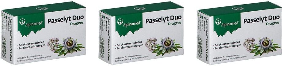 Alpinamed Passelyt Duo Dragees 3x60stk