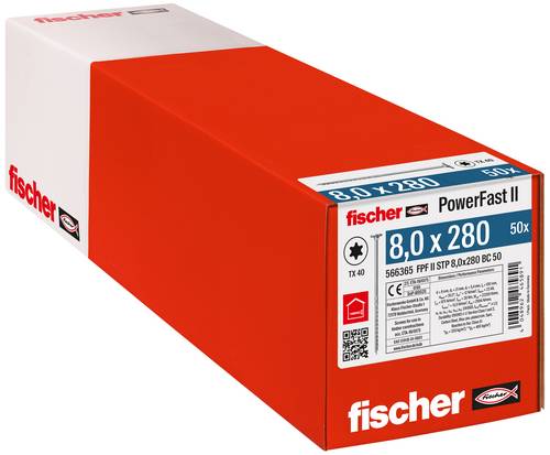 Holzbauschrauben PowerFast II Stufensenkkopf mit Innenstern TX, gvz, blau passiviert, Teilgewinde 566365 Norm FPF II-STP