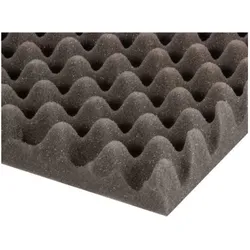 Adam Hall 019450 Noppenschaumstoff grau, Audio Zubehör, Grau
