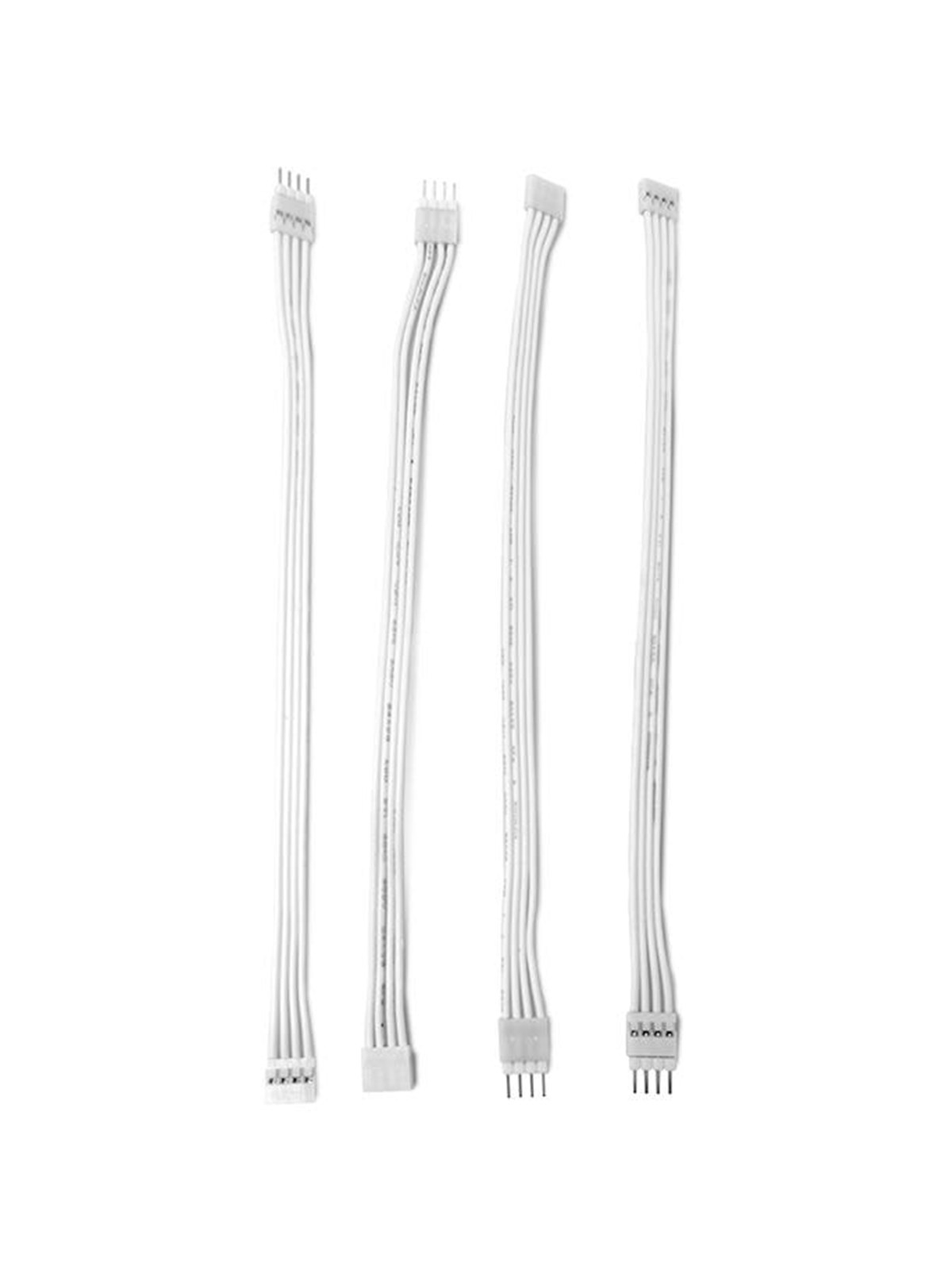 Light Solutions Cable for Philips Hue Gradient LightStrip - 15cm - White - 4 pcs