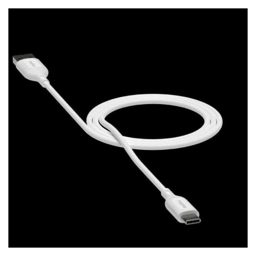 Zagg Mophie Charge Essentials USB-A - USB-C Cable 1m - White (1 m, USB 2.0, 15 W) (409913175)