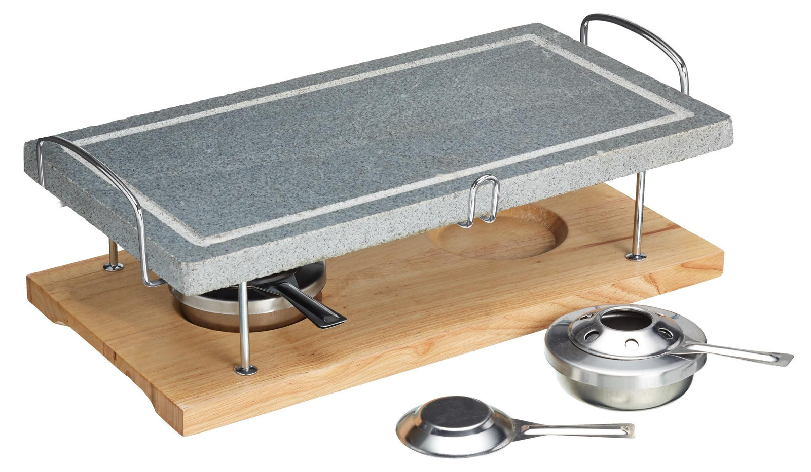 Artesà Grill met hete steen en marmeren plaat