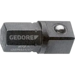 Werkzeugschaft GEDORE kurze Form 1/4"x1/4"x17mm