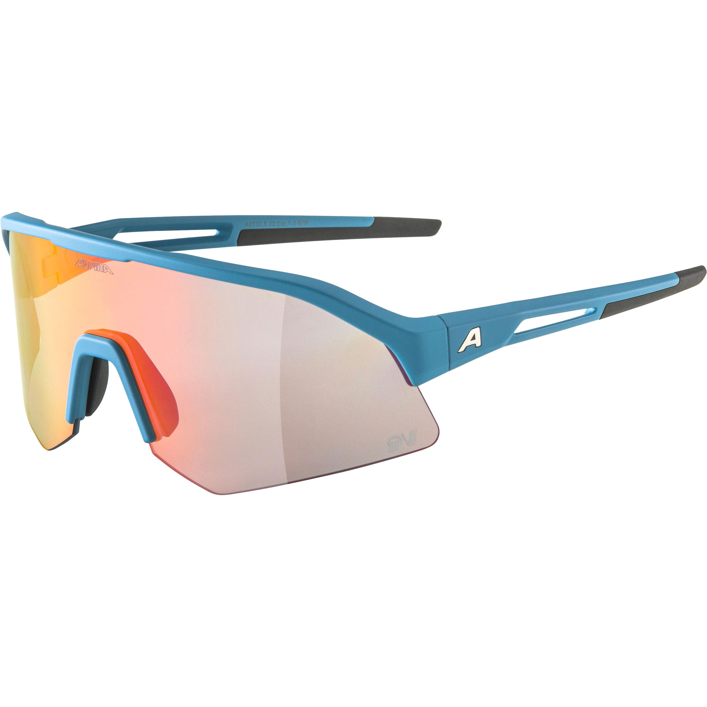 Alpina Sonic HR QV 1-3 Sportbrille Sportbrillen & Sportsonnenbrillen blau Mountainbike | Rennrad | Gravel