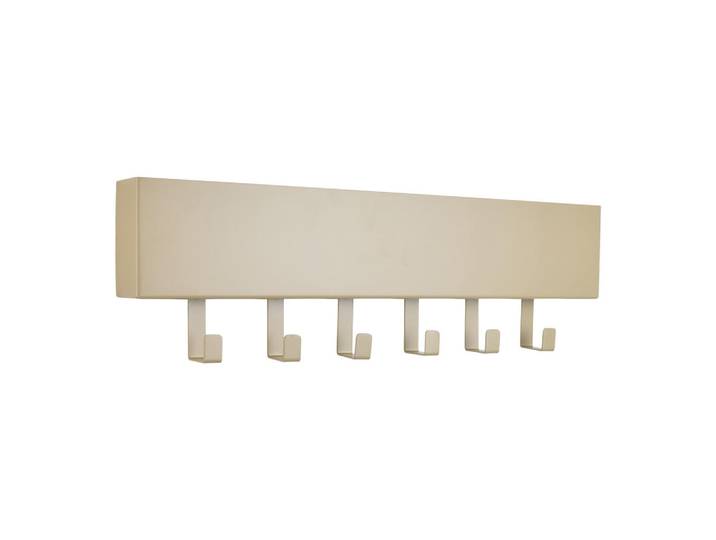 Loft42 Kleiderablage Mula Beige, Metall, 61x19x6 cm, Garderobe, Garderobenpaneele, Wandgarderobe
