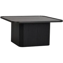Couchtisch Sullivan aus Eichenfurnier, skandinavisches Design, schwarz, 80x80x40 cm