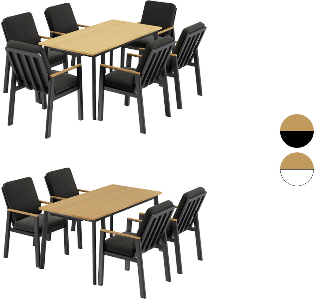 RICHLY Gartenmöbel Dining Set »Perugia«, inkl Polster