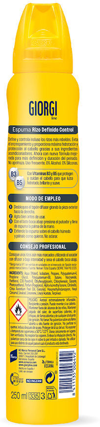 Giorgi Line Giorgi Defined Curl spray para cabelos cacheados nº6 250 ml