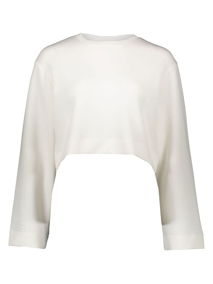 YAS Sweatshirt in Weiß - M