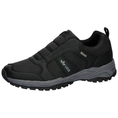 Slipper LICO "Freizeitschuh Angers Slipper", Herren, Gr. 41, braun, Veloursleder, Schuhe Slipper
