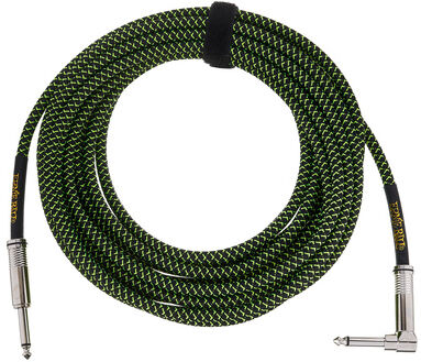 Ernie Ball Instr.Cable Braided BGR EB6066 Schwarz