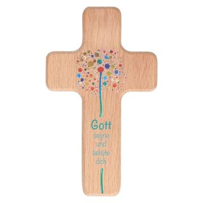 Kinderholzkreuz - Gesegnet und behütet