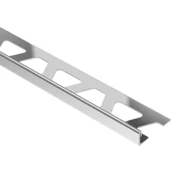 Schlüter Systems SCHIENE-E Abschlussprofil Edelstahl V2A E - Edelstahl Höhe: 4,5 mm Länge: 2,50 m