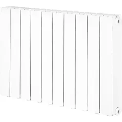 Aluminiumheizkörper Blitz Super B4 350/100 4 Glieder Weiß RAL 9010