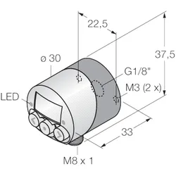 Turck Drucksensor PK01VN12AL2UP8XV1141