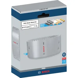 Bosch PRO Multi Material Hole Saw 111 mm Threaded - 2608901537