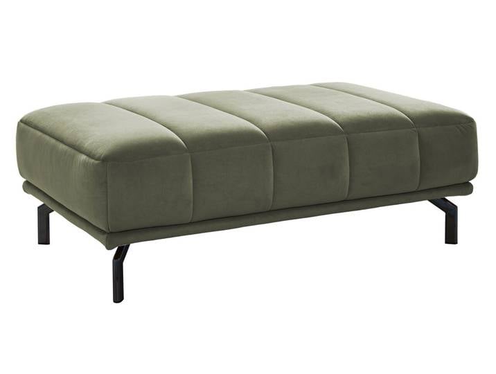 Beldomo Style XXL-Hocker KLAGENFURT, olive, Stoff