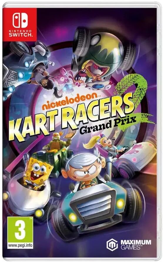 Nickelodeon Kart Racers 2 Grand Prix Nintendo Switch Game, Used