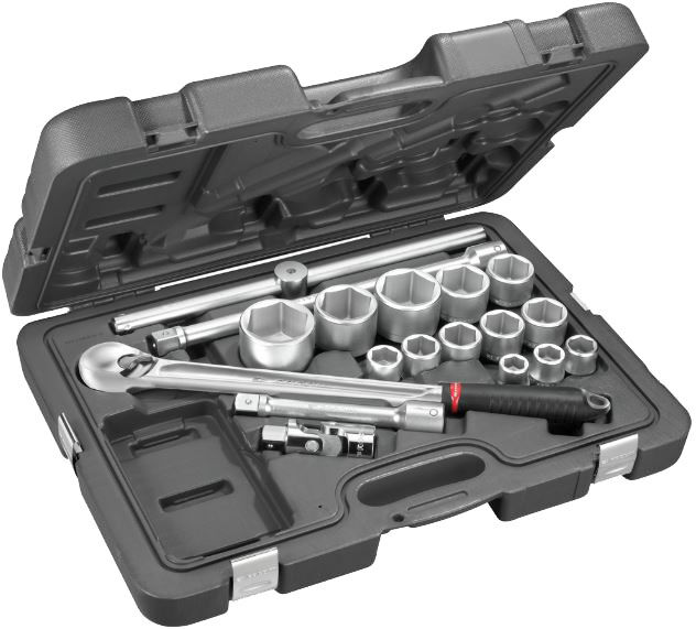 Coffret douilles 3/4'' 6 pans métriques FACOM KL.500PB