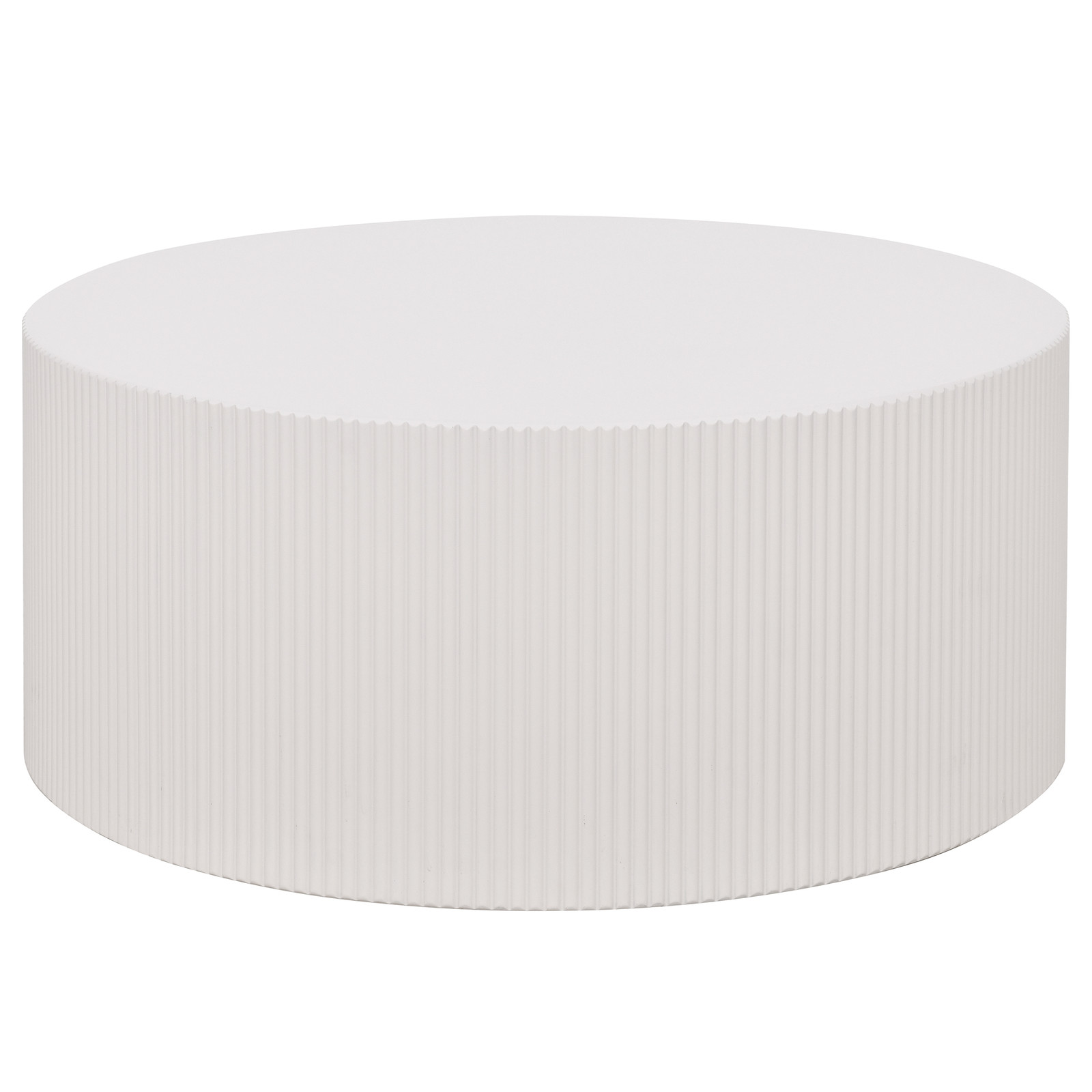 home24 Salontafel Miltenco wit, Diameter: 80 cm
